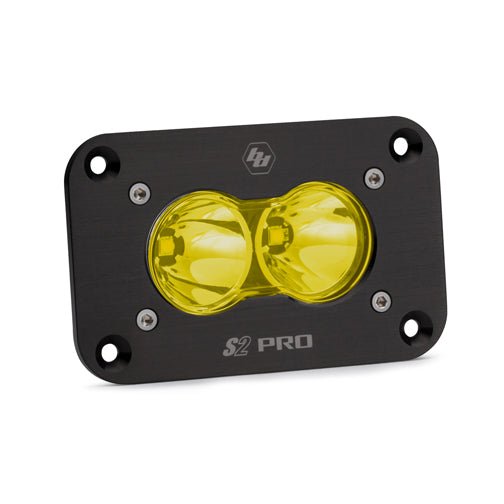 Baja Designs - S2 PRO, LED SPOT, AMBER, FLUSH MOUNT