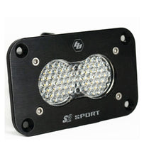 Baja Designs -S2 Sport Black Flush Mount LED Light Pod (Work/Scene; Clear)