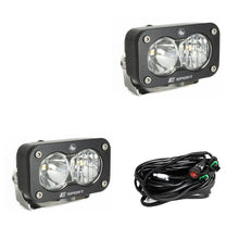 Baja Designs -S2 Sport Black LED Light Pod Pair (Driving/Combo; Clear)
