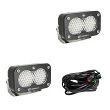 Baja Designs -S2 Sport Black LED Light Pod Pair (Work/Scene; Clear)