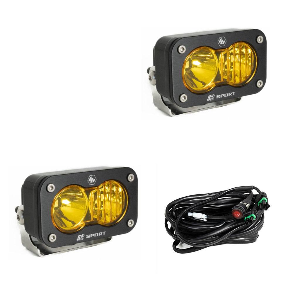 S2 SPORT, PAIR DRIVING/COMBO, LED, AMBER