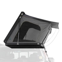 SIDEWINDER SIDE LOAD ALUMINUM ROOF TOP TENT -BLACK SHELL & BLACK BODY 3+ PERSON LARGE