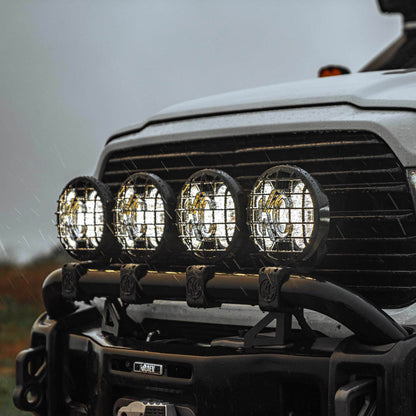 KC HiLiTES - SlimLite 8" LED - Stone Guard - Black