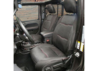 18-C WRANGLER JL; 20-C GLADIATOR JT GEN2 NEOPRENE FRONT/REAR SEAT COVER; BLACK/BLACK
