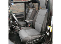 20-C GLADIATOR JT GEN2 NEOPRENE FRONT/REAR SEAT COVER; CHARCOAL/BLACK