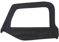 97-06 WRANGLER TJ REPLACEMENT UPPER DOORSKIN W/FRAME; BLACK DIAMOND