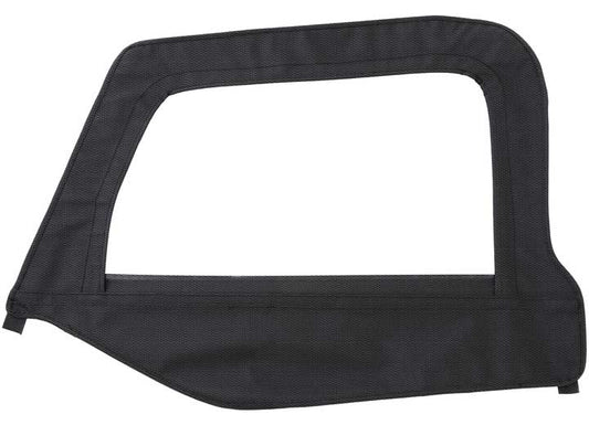 97-06 WRANGLER TJ REPLACEMENT UPPER DOORSKIN W/FRAME; BLACK DIAMOND