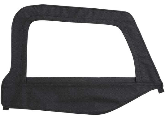 97-06 WRANGLER (TJ) SOFT TOP - DOOR SKIN W/ FRAME - PASSENGER SIDE - BLACK DIAMOND