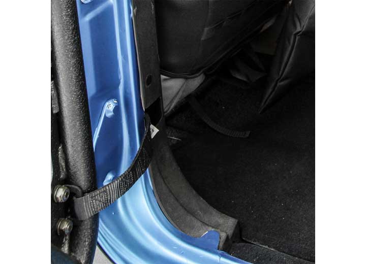 Smittybilt Adjustable Door Strap - Black, Sold as Pair