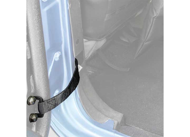 Smittybilt Adjustable Door Strap - Black, Sold as Pair