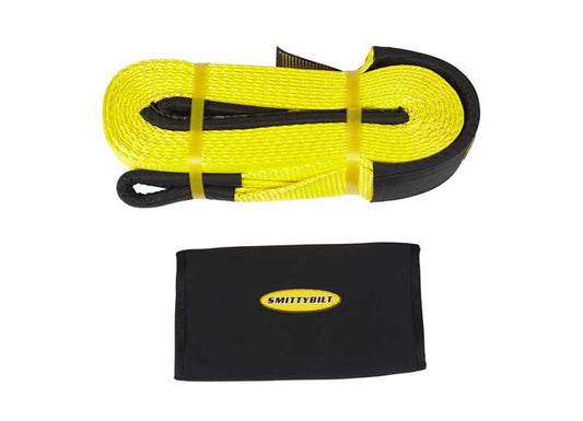 Smittybilt Adjustable Door Strap Pair - Black