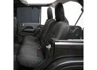 SMITTYBILT NEOPRENE SEAT COVER SET FRONT/REAR - BLACK GEN 2