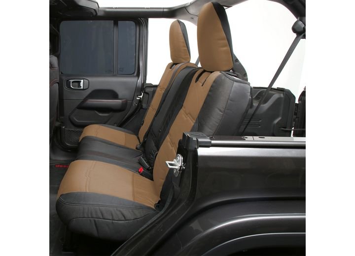 Smittybilt - SMITTYBILT NEOPRENE SEAT COVER SET FRONT/REAR - TAN GEN 2