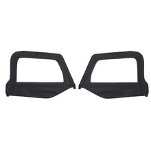 Smittybilt -Soft Top Upper Door Skin Pair - Black Diamond (97-06 TJ)