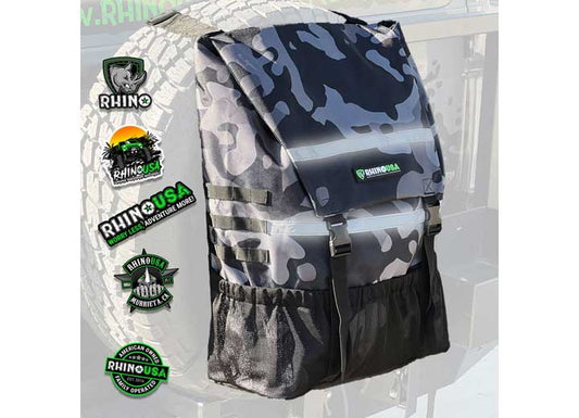 Camo Spare Tire Cargo & Trash Organizer