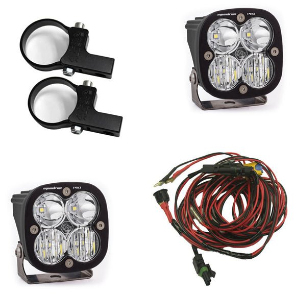 SQUADRON PRO, KIT (LIGHTS, HORIZ MOUNTS 1.75", HARNESS)