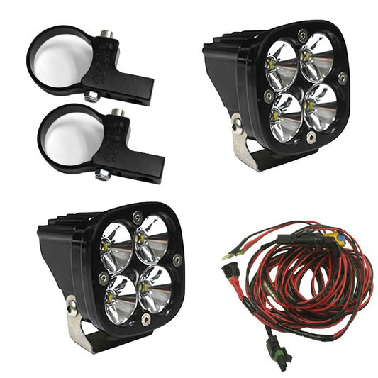 SQUADRON PRO, KIT (LIGHTS, HORIZ MOUNTS 2", HARNESS)