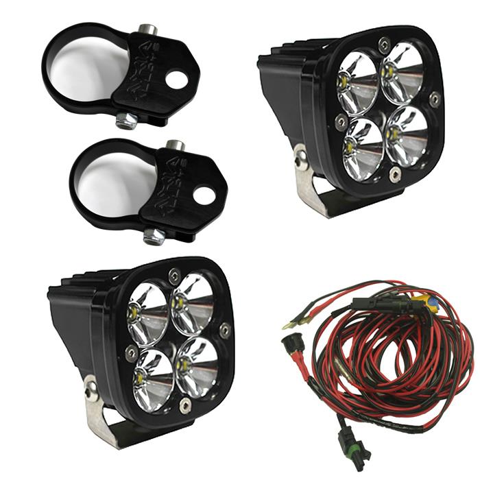 SQUADRON PRO, KIT (LIGHTS, VERTICAL MOUNTS 2", HARNESS)