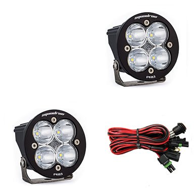 Baja Designs Squadron-R Pro Black LED Auxiliary Light Pod Pair - Venture Overland Company