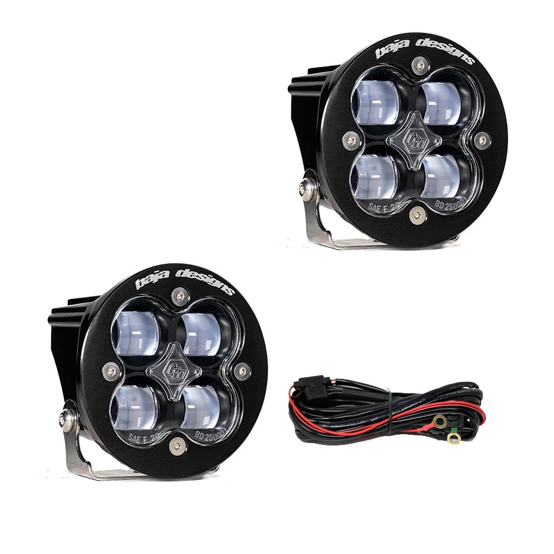 Baja Designs Squadron-R SAE LED Auxiliary Light Pod Pair (Clear - SAE)