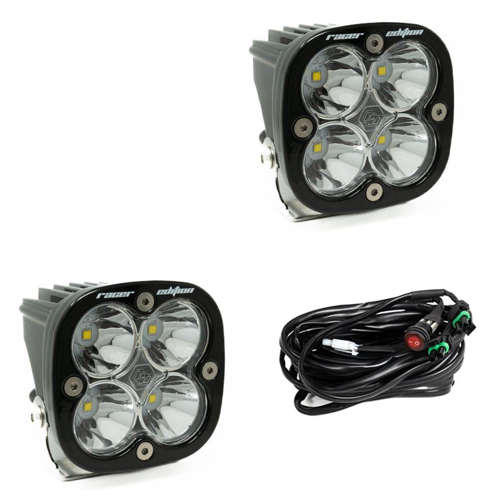 Baja Designs Squadron Racer Edition LED Auxiliary Light Pod Pair - Clear Spot