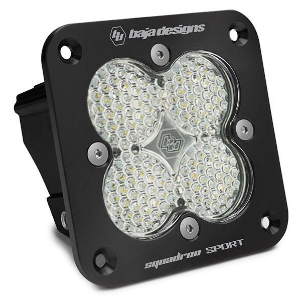 Baja Designs Squadron Sport Black Flush Mount LED Auxiliary Light Pod - Universal