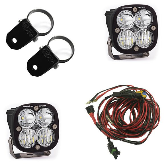 SQUADRON SPORT, KIT (LIGHTS, A PILLAR MOUNTS 2", HARNESS)