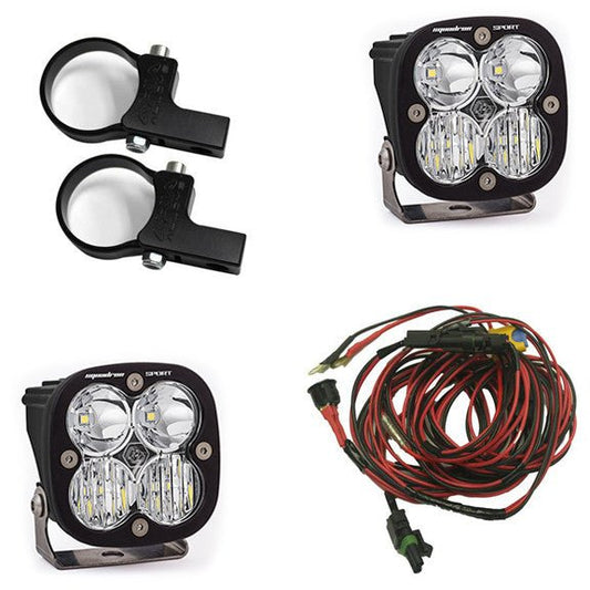 SQUADRON SPORT, KIT (LIGHTS, HORIZ MOUNTS 1.75", HARNESS)