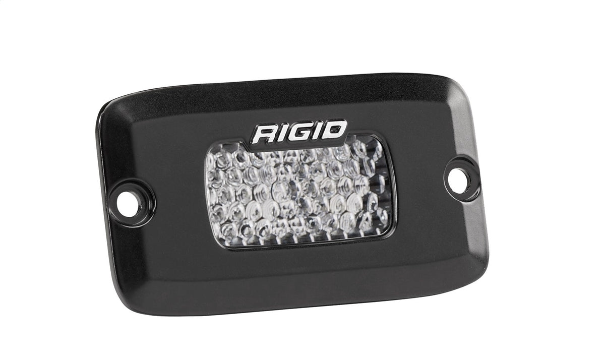 RIGID Industries - SR - M Series PRO, Flood Diffused, Flush Mount, Black Housing, Single