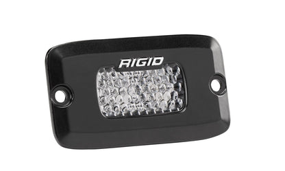 RIGID Industries - SR - M Series PRO, Flood Diffused, Flush Mount, Black Housing, Single