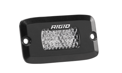 RIGID Industries - SR - M Series PRO, Flood Diffused, Flush Mount, Black Housing, Single