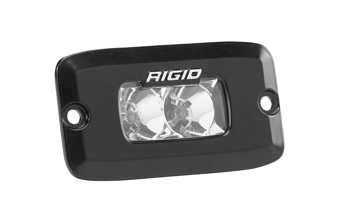 RIGID Industries - SR - M Series PRO, Flood Optic, Flush Mount, Black Housing, Single