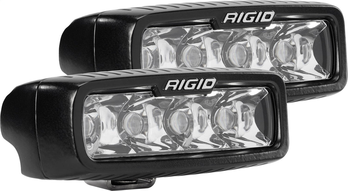 RIGID Industries - SR - M Series PRO, Spot Optic, Surface Mount, Black Housing, Pair