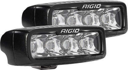 RIGID Industries - SR - M Series PRO, Spot Optic, Surface Mount, Black Housing, Pair