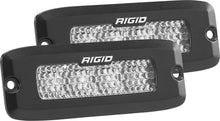 RIGID Industries - SR - Q Series PRO, Flood Diffused, Flush Mount, Black Housing, Pair