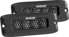 RIGID Industries - SR - Q Series PRO Midnight Edition, Spot Diffused, Flush Mount, Pair