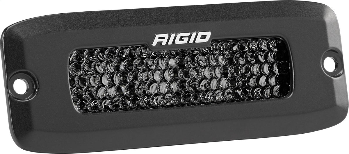 RIGID Industries - SR - Q Series PRO Midnight Edition, Spot Diffused, Flush Mount, Pair