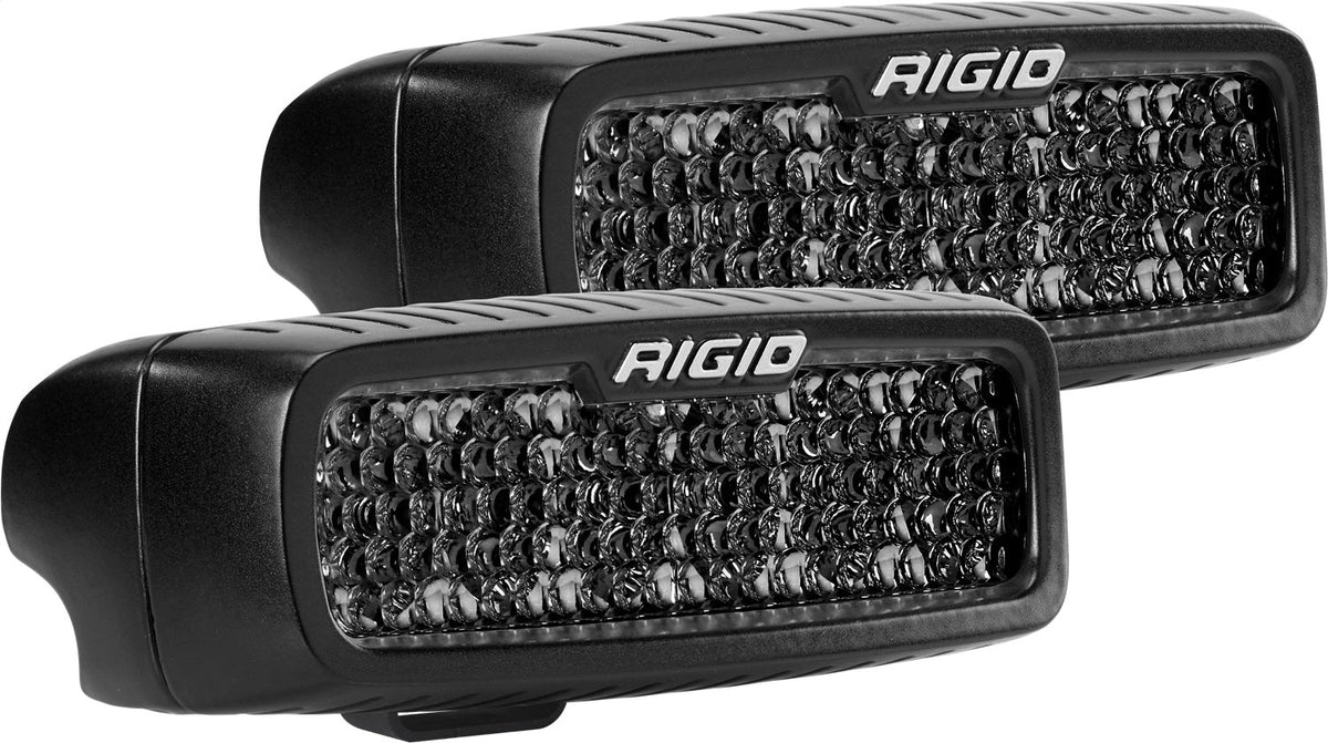 RIGID Industries - SR - Q Series PRO Midnight Edition, Spot Diffused, Surface Mount, Pair