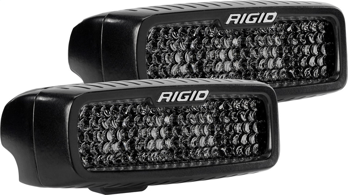 RIGID Industries - SR - Q Series PRO Midnight Edition, Spot Diffused, Surface Mount, Pair