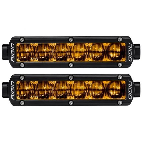 RIGID Industries - SR - Series DOT/SAE J583 6 Inch Selective Yellow LED Fog Light, Pair