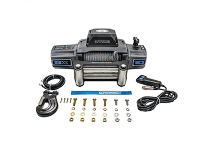 Superwinch - Superwinch SX10 12V Winch with Steel Wire Rope – 10,000 lbs Off - Road Recovery Winch, IP68 Waterproof