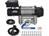 Tiger Shark 15000 Heavy-Duty Winch by Superwinch - Ultimate 15,000 lbs Pulling Power for Off-Road Recovery