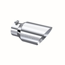 MBRP Exhaust -Tip. 6in. O.D. Dual Wall Angled 4in. inlet 12in. length. T304 Stainless Steel.