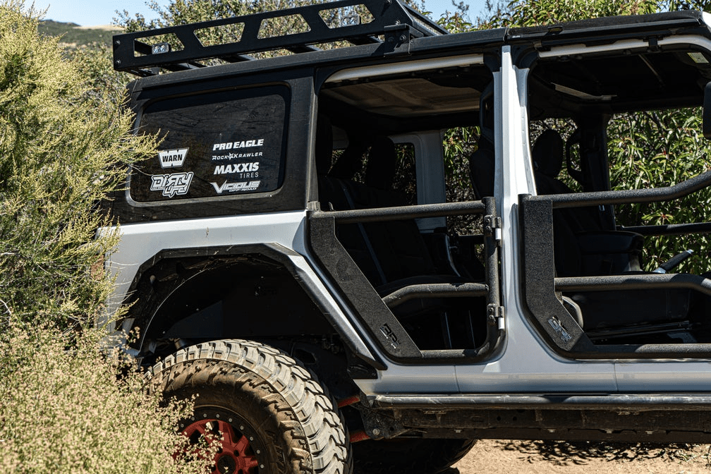 Body Armor 4x4 - Tube Doors Rear, Pair