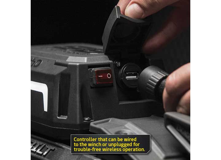 X20 GEN3 12K WINCH W/SYNTHETIC ROPE; WATERPROOFING IP68 RATING