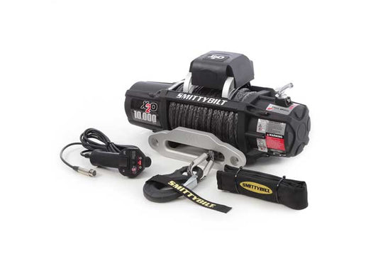 Smittybilt X2O GEN2 10K Comp Series Winch with Synthetic Rope and Aluminum Fairlead