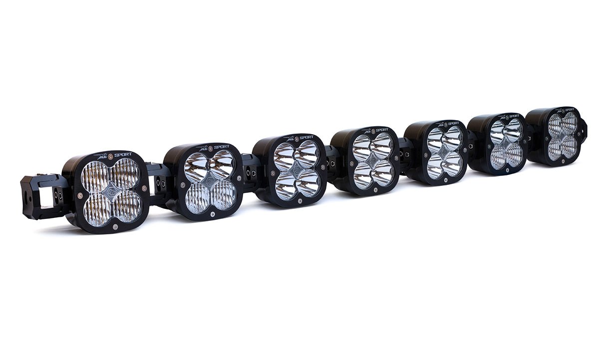 Baja Designs XL Linkable LED Light Bar (7 Lights - Clear, Multi-Pattern)