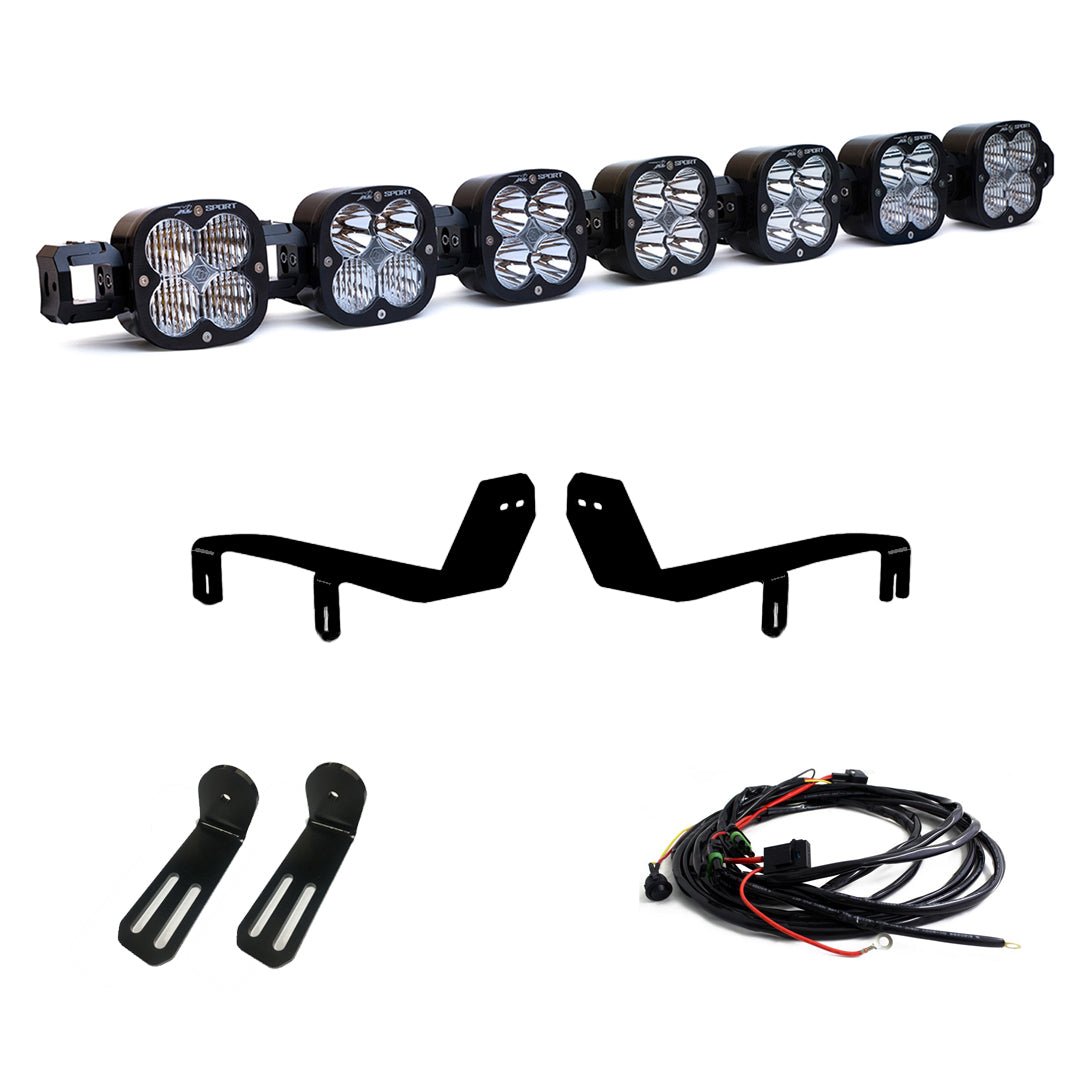 Baja Designs - XL LINKABLE SPORT BUMPER LIGHT KIT - 17 - 19 F - 250/350 SUPER DUTY(MULTI - PATTERN;CLEA