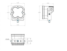 Baja Designs -XL Pro LED Light Pod Pair (Spot; Clear)