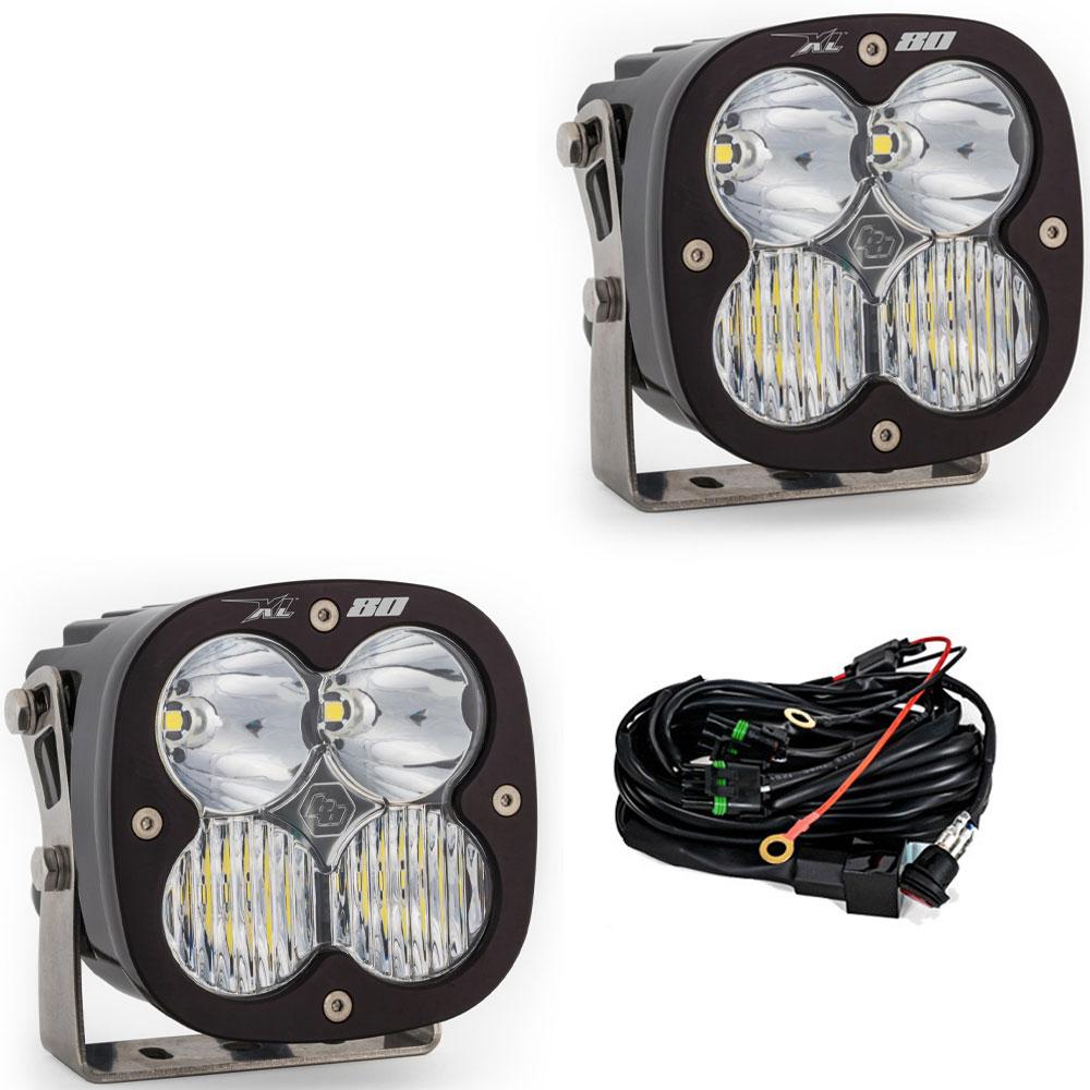 Baja Designs - XL80 LED AUXILIARY LIGHT POD PAIR DRIVING/COMBO CLEAR